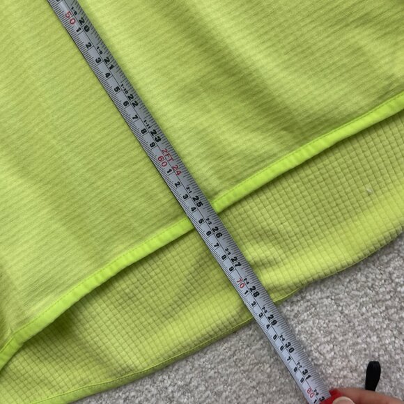 Eddie Bauer Lime Green Activator Grid Thermal Mid Layer Outdoors Women L hike - Picture 7 of 13